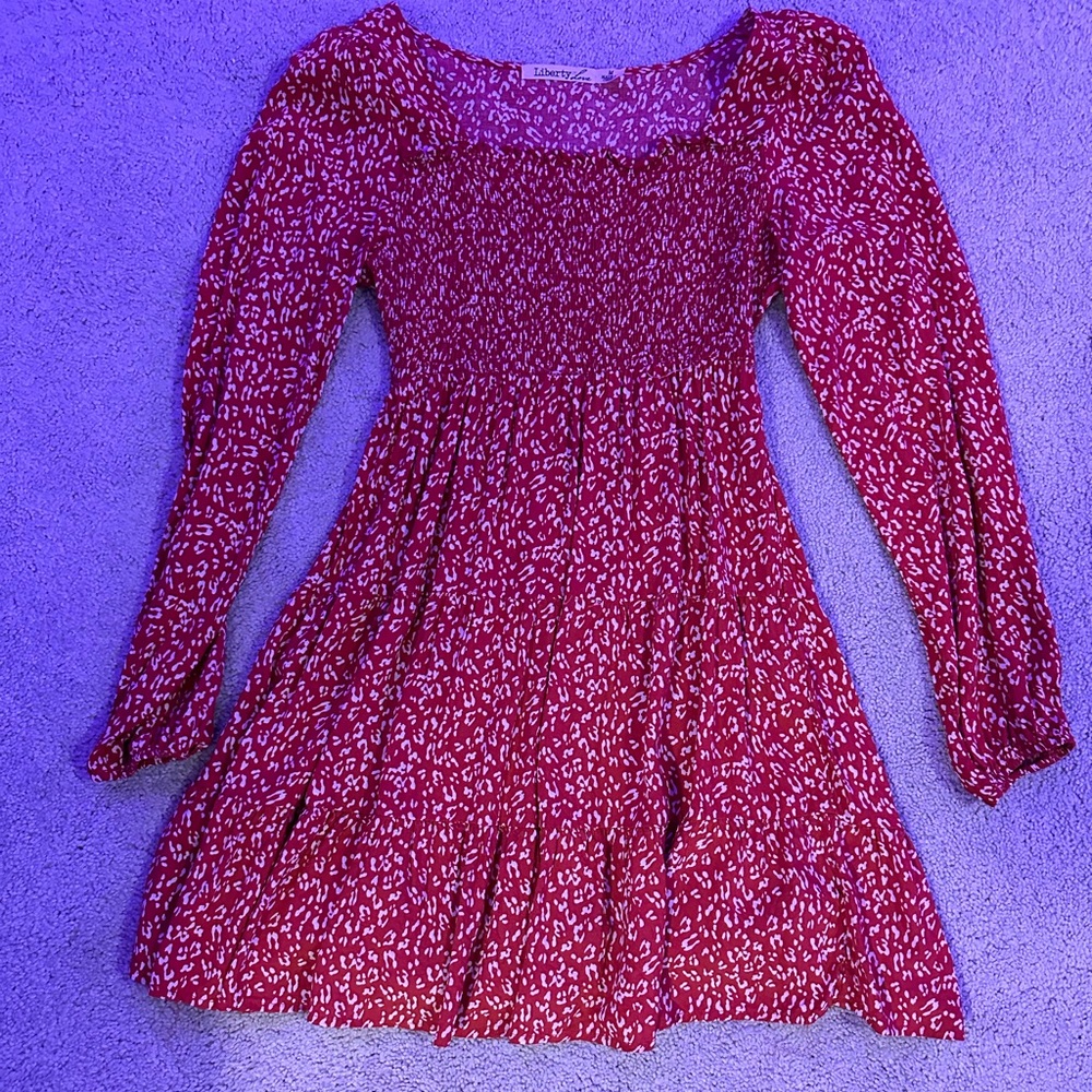 Coral dress